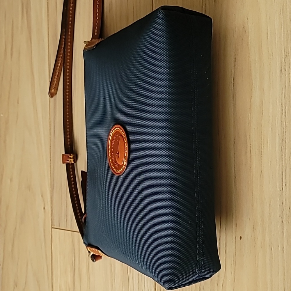 Dooney & Bourke Navy Nylon pouchette crossbody bag - Picture 3 of 16